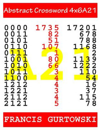 Boek Abstract Crossword 4x6A21 MR Francis Gurtowski