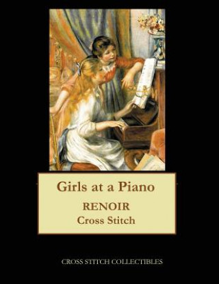 Carte Girls at a Piano Cross Stitch Collectibles