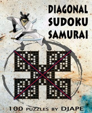 Knjiga Diagonal Sudoku Samurai X: 100 puzzles Djape