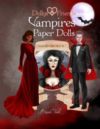 Carte Dollys and Friends, Vampires Paper Dolls: Wardrobe No: 11 Basak Tinli