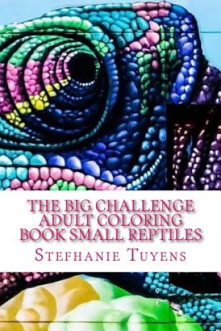 Carte The BIG Challenge Adult Coloring Book Small Reptiles Stefhanie Tuyens