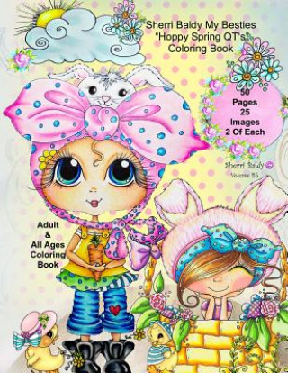 Carte Sherri Baldy My-Besties Hoppy Spring QT's Coloring Book Sherri Ann Baldy