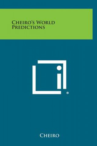 Könyv Cheiro's World Predictions Cheiro