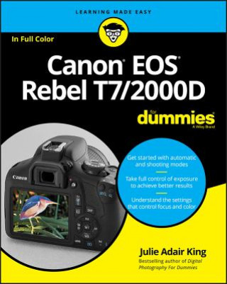 Kniha Canon EOS Rebel T7/2000D For Dummies Julie Adair King