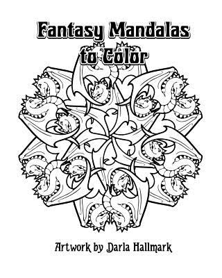 Kniha Fantasy Mandalas to Color DARLA HALLMARK