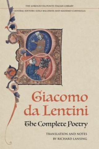 Kniha Complete Poetry of Giacomo da Lentini Giacomo da Lentini