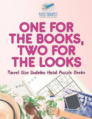 Книга One for the Books, Two for the Looks Travel Size Sudoku Hard Puzzle Books PUZZLE THERAPIST