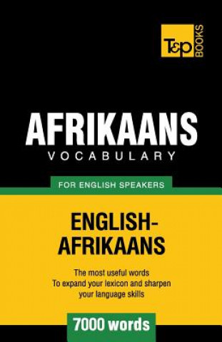 Carte Afrikaans vocabulary for English speakers - 7000 words Andrey Taranov