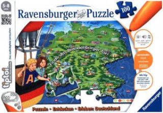 Joc / Jucărie Ravensburger tiptoi 00831 Puzzeln, Entdecken, Erleben: Deutschland, für Kinder von 5-8 Jahren, vermittelt Wissenswertes über Deutschland 