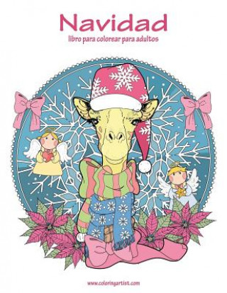 Książka Navidad libro para colorear para adultos 1 Nick Snels