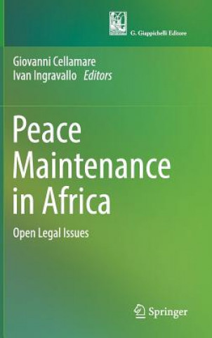 Kniha Peace Maintenance in Africa Giovanni Cellamare