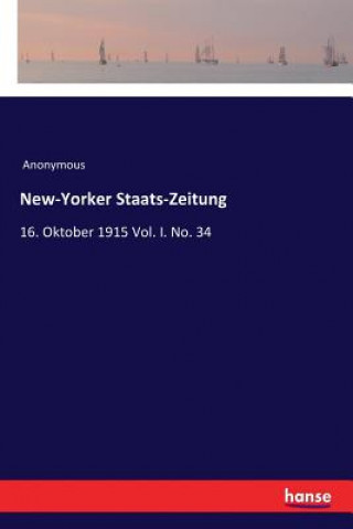 Libro New-Yorker Staats-Zeitung Anonymous