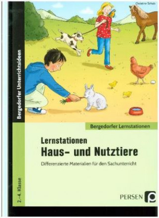 Book Lernstationen Haus- und Nutztiere Christine Schub