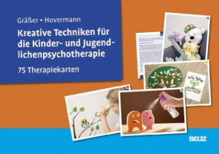 Hra/Hračka Kreative Techniken für die Kinder- und Jugendlichenpsychotherapie, 75 Therapiekarten Melanie Gräßer
