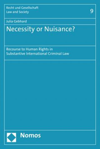 Kniha Necessity or Nuisance? Julia Gebhard