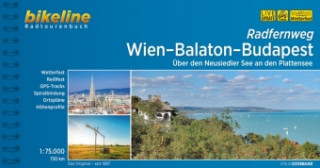 Kniha Bikeline Radtourenbuch Wien-Balaton-Budapest Esterbauer Verlag