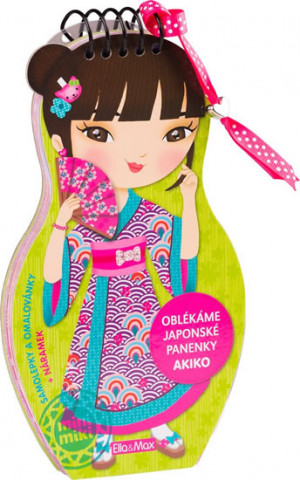 Carte Oblékáme japonské panenky Akiko Julie Camel