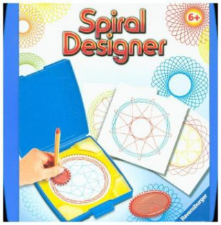 Hra/Hračka Ravensburger Spiral-Designer Mini 29708, Zeichnen lernen für Kinder ab 6 Jahren, Kreatives Zeichen-Set mit Mandala-Schablone für farbenfrohe Spiralbil 
