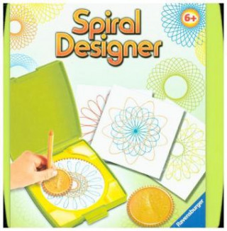 Hra/Hračka Ravensburger Spiral-Designer Mini 29709, Zeichnen lernen für Kinder ab 6 Jahren, Kreatives Zeichen-Set mit Mandala-Schablone für farbenfrohe Spiralbil 