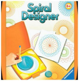 Játék Ravensburger Spiral-Designer Mini, Zeichnen lernen für Kinder ab 6 Jahren, Kreatives Zeichen-Set mit Mandala-Schablone für farbenfrohe Spiralbilder un 