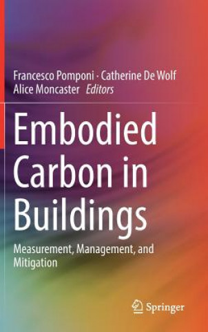 Buch Embodied Carbon in Buildings Francesco Pomponi