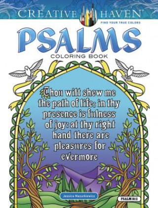 Kniha Creative Haven Psalms Coloring Book Jessica Mazurkiewicz