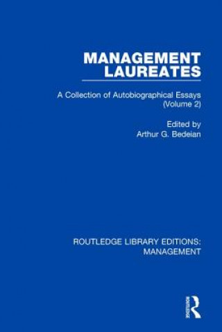 Kniha Management Laureates Arthur G. Bedeian