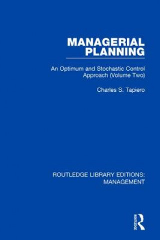 Knjiga Managerial Planning Charles S. Tapiero