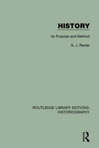 Knjiga History G. J. Renier