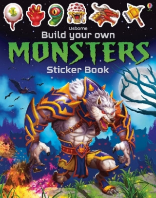 Книга Build Your Own Monsters Sticker Book SIMON TUDHOPE