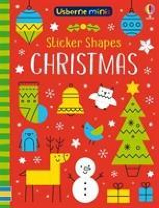Книга Sticker Shapes Christmas SAM SMITH