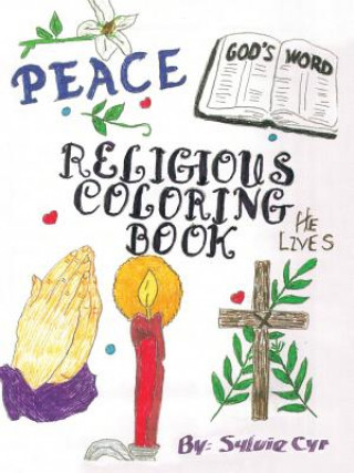 Książka Religious Coloring Book SYLVIE CYR