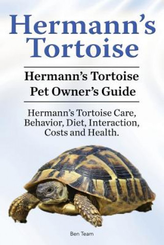 Carte Hermann's Tortoise Owner's Guide. Hermann's Tortoise book for Diet, Costs, Care, Diet, Health, Behavior and Interaction. Hermann's Tortoise Pet. BEN TEAM