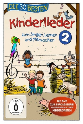 Видео Die 30 besten Kinderlieder. Vol.2, 1 DVD Die Kita-Frösche