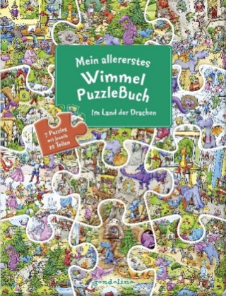 Kniha Mein allererstes WimmelPuzzleBuch - Im Land der Drachen Joachim Krause