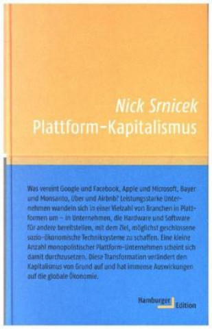 Kniha Plattform-Kapitalismus Nick Srnicek