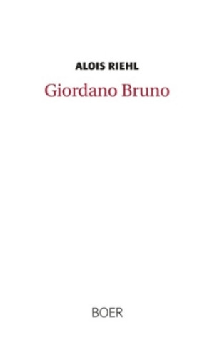 Książka Giordano Bruno Alois Riehl