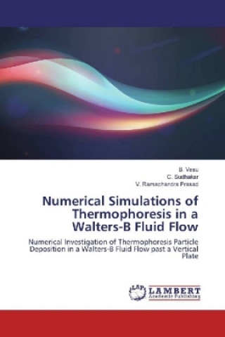 Könyv Numerical Simulations of Thermophoresis in a Walters-B Fluid Flow B. Vasu