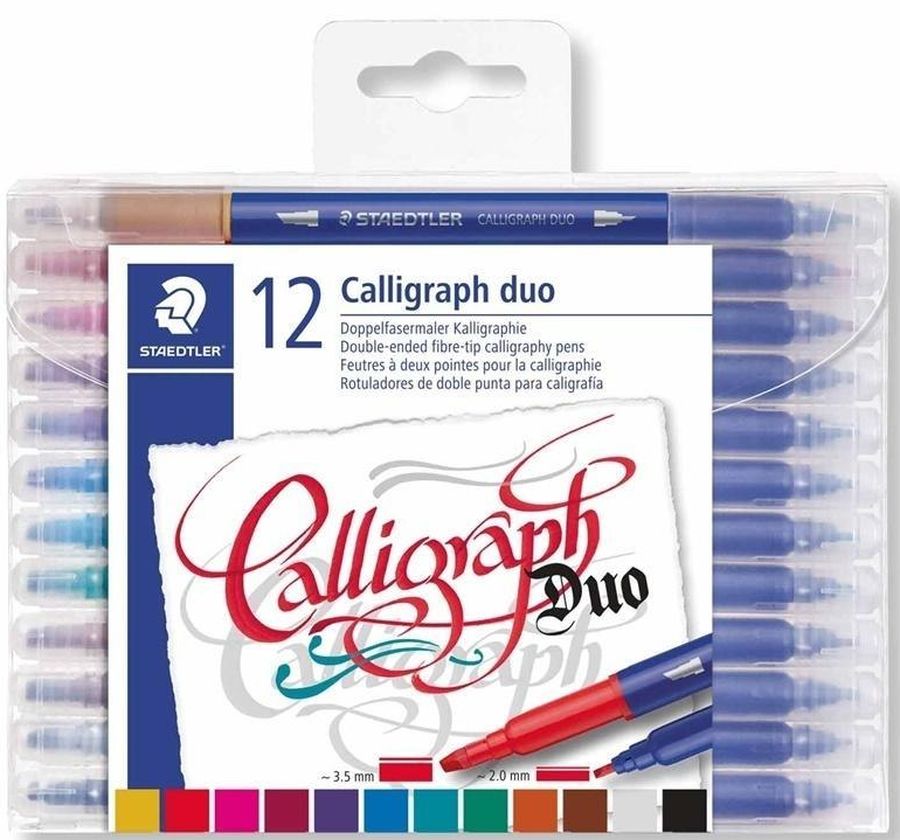 Game/Toy Staedtler Calligraph duo, Kalligrafie Fasermaler,12er 