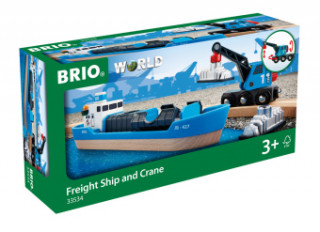 Gra/Zabawka Containerschiff mit Kranwagen BRIO®