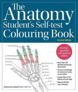 Carte Anatomy Student's Self-Test Colouring Book Ken Ashwell