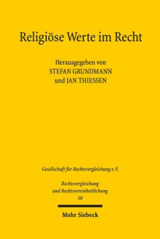 Carte Religioese Werte im Recht Stefan Grundmann