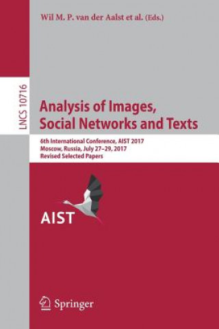 Kniha Analysis of Images, Social Networks and Texts Wil M. P. van der Aalst