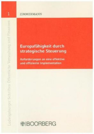 Книга Europafähigkeit durch strategische Steuerung Daniel Zimmermann