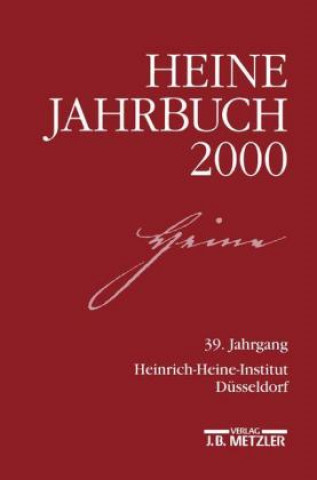 Könyv Heine-Jahrbuch 2000 Joseph A. Kruse
