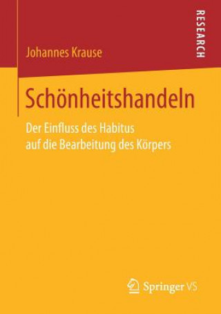 Kniha Schoenheitshandeln Johannes Krause