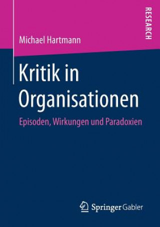 Książka Kritik in Organisationen Michael Hartmann