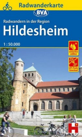 Tiskovina BVA Radwanderkarte Radwandern in der Region Hildesheim, 1:50.000 