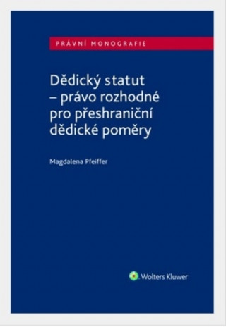 Knjiga Dědický statut Magdalena Pfeiffer