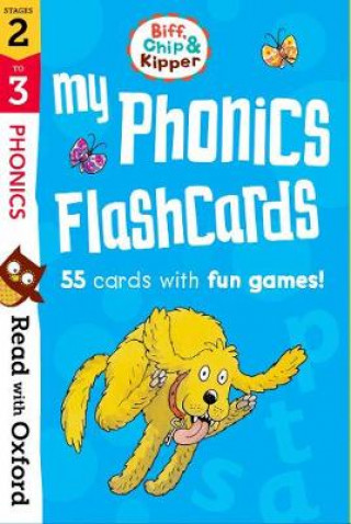 Nyomtatványok Read with Oxford: Stages 2-3: Biff, Chip and Kipper: My Phonics Flashcards Roderick Hunt